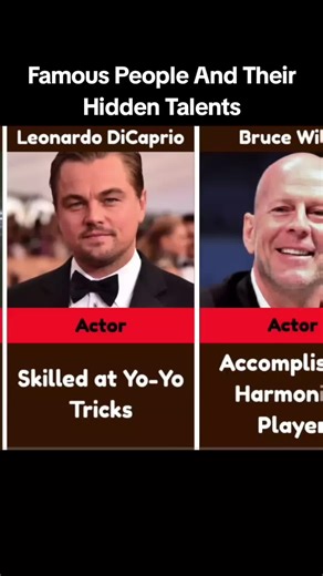 Hidden Talents of Famous People Revealed