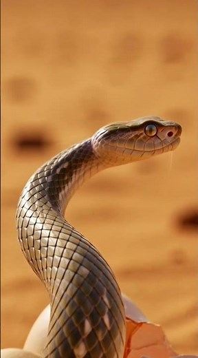 Snake Life Cycle in 10 Seconds 🐍 | From Egg to Predator #Shorts