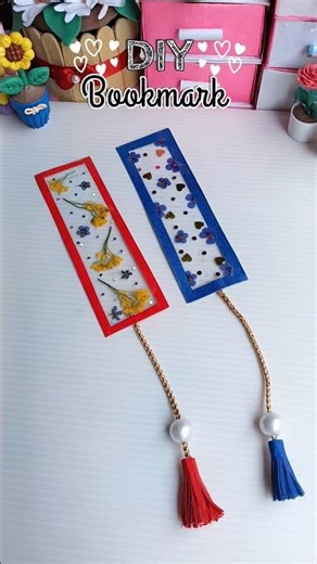 Aesthetic Bookmark 🌸✨| Aesthetic Resin Style #shorts #trending #viral