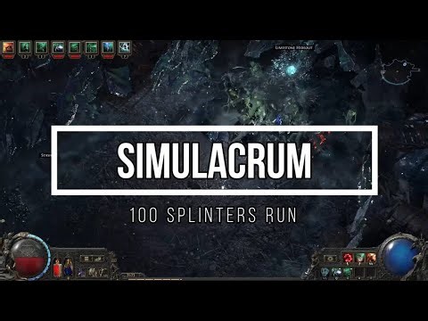 ❄️🔥Simulacrum 100 Splinters run! | Frozen Mandibles | Path of Exile 2: The Third Edict v0.3!