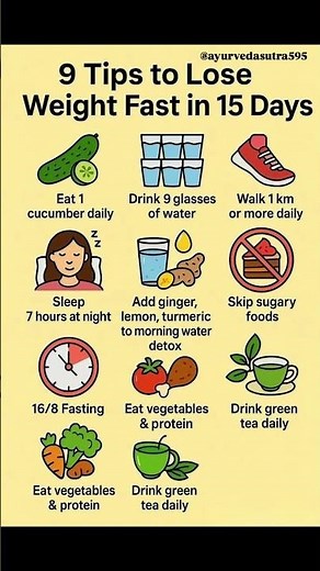 9 Weight Loss Tips to Lose Fat Fast in Just 15 Days!