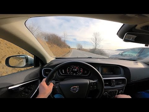 2017 Volvo V40 T2 | 2.0 Turbo | 90 kW - POV Acceleration and Speed TEST |152|