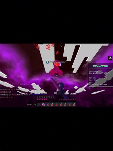Collapse combo best #collapsebetacontest #minecraft #hiveskywars #thehive #pvp #frizmine #bedwars