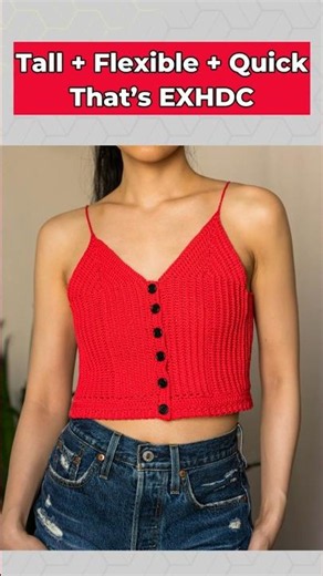 The Fastest Tall Stitch You're Missing #crochet #crochethacks #shorts