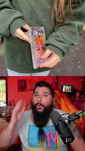 10 Year Old Tries To Open CD Case #funny #CDcase #kid #reels #viral | Stan Price