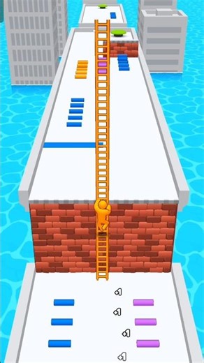 Ladder Man Epic Climb Challenge 🪜😜 Funny Gameplay #gamingtricks #shorts #youtubeshorts