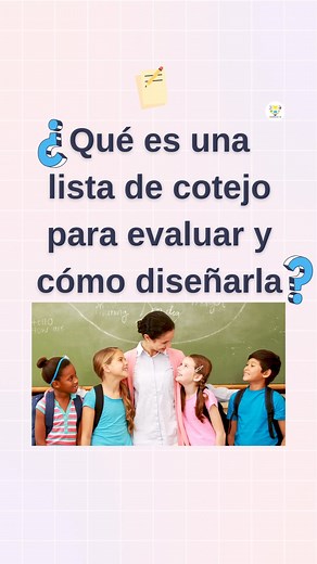¿Cómo hacer una lista de cotejo para evaluar? ✅️ #evaluaciónformativa #primaria #Nem #preescolar #docentesaldia #Secundaria | Docentes al día
