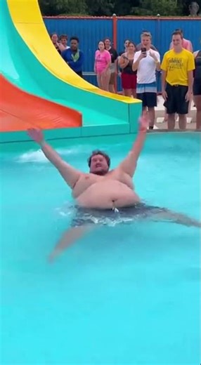 Wild Waterslide Backdrop FAIL! 😂💦😱 #shorts #funny #waterslidefail#viralvideo #waterpark #epicfail