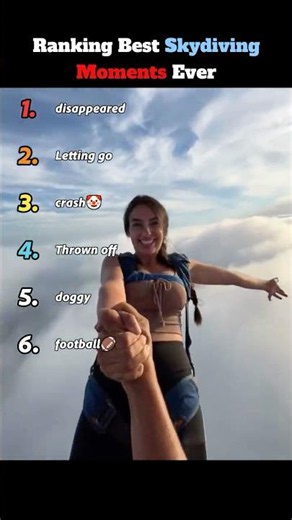 Ranking The Craziest Skydiving Moments Ever! 🪂🤯