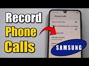 How to Record your Phone Calls on your Samsung Phone (Easy Method)