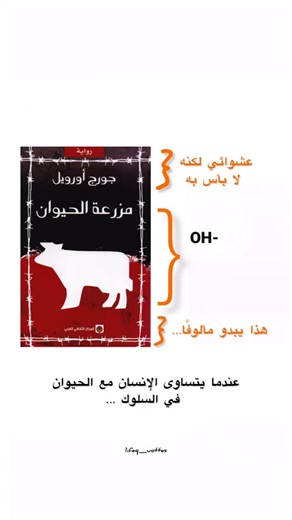 Life quotes on Instagram‎: "مزرعة الحيوان” هي رواية قصيرة كتبها جورج أورويل عام 1945. تعتبر من أبرز الروايات السي١سية الرمزية، حيث تسخر من الديكت١توريات والأنظمة الشمولية، خاصة النظا,م الست١ليني في ال١تحاد السو١فييتي. تدور أحداث الرواية في مزرعة مانور، حيث تثور الحيوانات ضد مالكها المس١تبد، السيد جونز، وتطرده من المزرعة. تقود الثو١رة الخنازير، وعلى رأسها “نا١بليون” و”سنوبول”، وتبدأ في تن١ظيم الحياة وفق مبدأ “الكل متساوٍ”. لكن بمرور الوقت، يبدأ نا١بليون في السيطرة على الحكم، ويصبح أكثر استبد١دً م