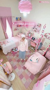 1.7K views · 99 reactions | dresscode nya nnti serba pinkkk   gorden pink yang aku pake cek keranjang spill yg lainnya ? cek highlight “spill kamar” #ayurahayu #kamarpink #beresinkamar | Ayu Rahayu | Facebook