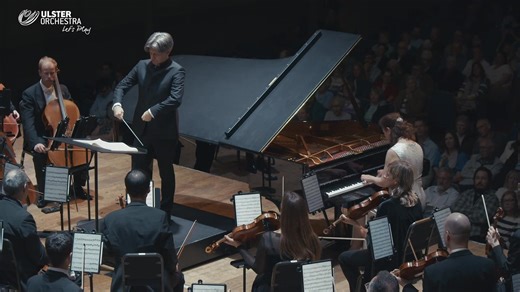 30 seconds of Angela Hewitt performing Mozart's Piano Concerto No.24 with the Ulster Orchestra, conducted by their Music Director Laureate Daniele Rustioni at tonight's concert at the Ulster Hall, Belfast. | Ulster Orchestra