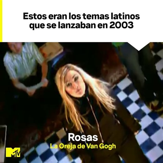 🔙 Viajemos un ratito al pasado y volvamos a escuchar por primera vez estos CLÁSICOS latinos del 2003 📻✨ Justo en mi vejez 🥺👵 #MTVMúsica #MúsicaLatina #Latinos | MTVLA