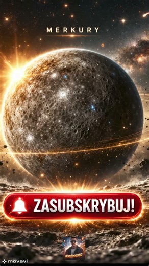 Merkury to planeta, na której rok trwa tylko 88 dni #space #astronomia #fakty #blackhole #universe