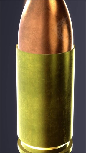 How a Bullet Works 3D Animation #howitworks #3danimation #tiktok