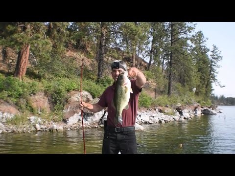 I fished 2 small lakes on the same day.