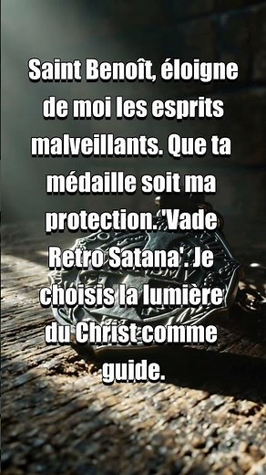 Contre le Mal : Prière de Saint Benoît ✝️ #protection