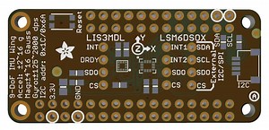 #Comingsoon LSM6DSOX IMU   LIS3MDL magnetometer 9-DoF FeatherWing @adafruit