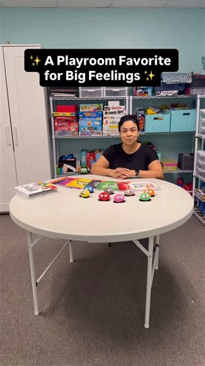 One of my favorite therapeutic tools in the playroom: A Little Spot of Emotions by Diane Alber 💛 The books and plushies give children a concrete, playful way to identify big feelings, build emotional language, and practice regulation skills in a safe, connected space. Through play, stories, and gentle co-regulation, kids learn that all emotions are welcome—and manageable. #PlayTherapy #ChildTherapist #EmotionalRegulation #SocialEmotionalLearning #MentalHealthForKids | Breathing Through