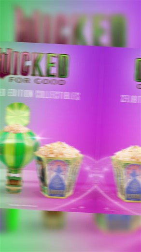 Here’s a first look at the ‘Wicked: For Good’ popcorn buckets and souvenir cup. #wickedforgood #wicked