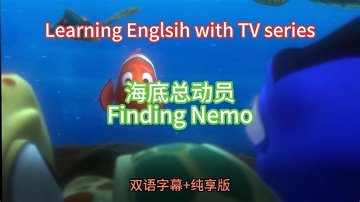 【看影视剧学英语】海底总动员 Finding Nemo|中英文字幕 生词注解 纯享版