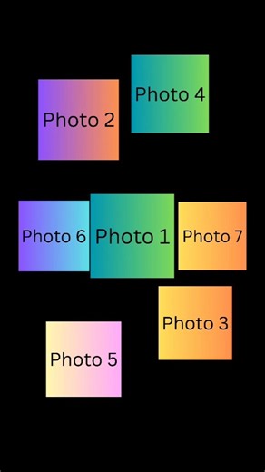 Picture explosion. Capcut Template Creation.