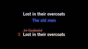 Karaoke Old Friends - Simon & Garfunkel - CDG, MP4, KFN - Karaoke Version