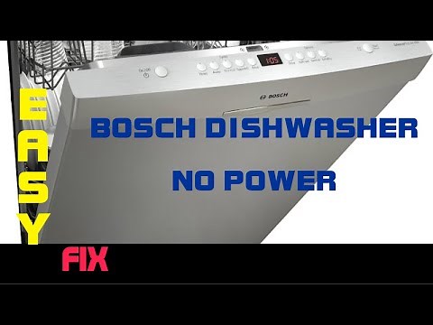 ✨ BOSCH DISHWASHER NO POWER - Easy DIY Fix ✨