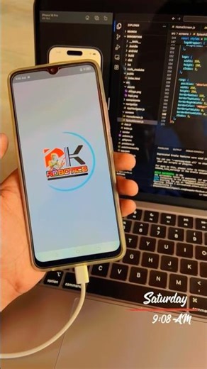 React Native CLI Splash Screen || #reactnative #mobiledevelopment #ietstudents #shorts