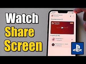 How to Watch Sharescreen Gameplay in PS5 Party Chat using Phone PlayStation App (Easy Method)