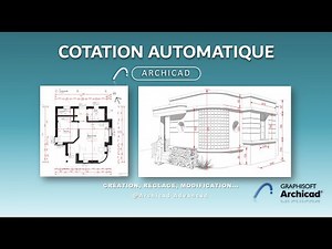 Comment faire des #COTATIONS Automatiques sur #ArchiCAD.