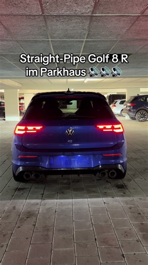 Straight-Pipe Sound Check for Golf 8 R