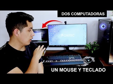 Como usar DOS computadoras con un solo mouse 🖱️ y teclado ⌨️