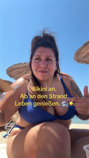 GENIESST EUER LEBEN 🥹🏖️👙 #curvy #besch #bikini #summer #greece
