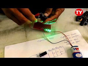 simple capacitor checker
