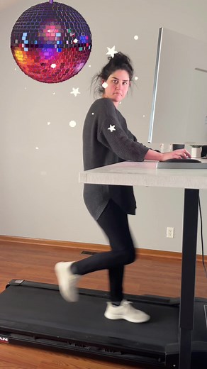 New Office Setup with Treadmill Desk for Web Development