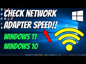 How To Check Network Adapter Speed in Windows