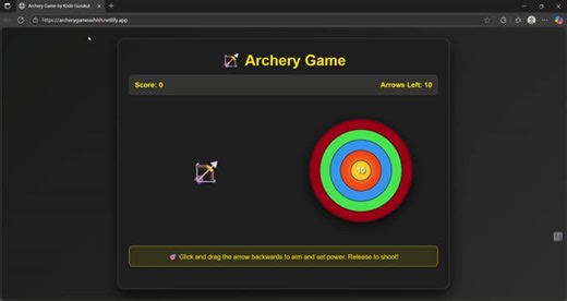 Built an Archery Game with HTML, CSS, and JavaScript | Ashish Yadav posted on the topic | LinkedIn