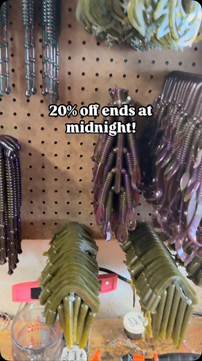 Only few more hours remaining to save 20% at jakeslurejoint.com #jakeslurejoint #fishing #bassfishing #fishinglures #fishinglure #fishingaddict #fishinglife #bass #bassfishinglures #bassfishingismylife #fishinggear #fishingtackle #viral #viralreels #fyp #sale #salesalesale #website #custombait #custombaits #customlure #customlures #softplastic #softplasticbaits #softplasticlures | Jake's lure Joint