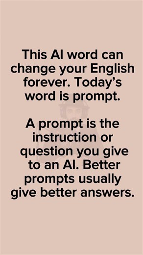 AI Vocabulary – Prompt #speakenglish #mrfluent #learnenglish
