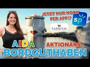 AIDA Bordguthaben für Aktionäre: Nur noch per App beantragen