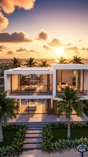 "Building a Modern Duplex House on an Island | Civil Engineering 3D Visualization"