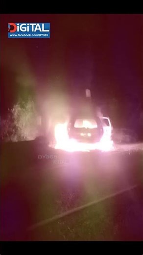 ৰাজপথত ‘দ্য বাৰ্নিং কাৰ’