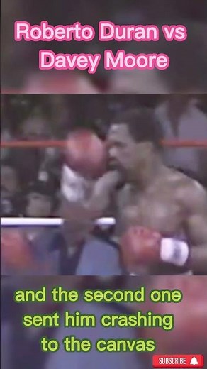 Roberto Duran vs Davey Moore | Duran’s Incredible Comeback & One of Boxing’s Greatest Battles!