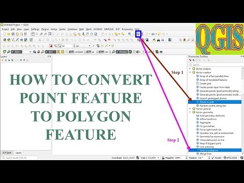 61 || How To Convert Point Layer to Polygon Feature in QGIS