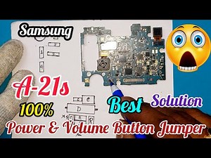 Samsung A21s Power Key Volum Key not Work Broken Board 100% Solution #mobileengineer