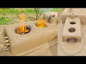 Smokeless Firewood Stove | DIY Traditional Firewood Stove | Mud Stove | Clay Stove | Mubashir Saddiq