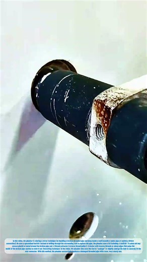 The Skilled Trades Man's Ability To Replace a Damaged Threaded Pipe #job #skills #tips #smart