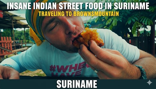 Insane Indian Street Food In Suriname + Traveling To Brownsmountain | Suriname